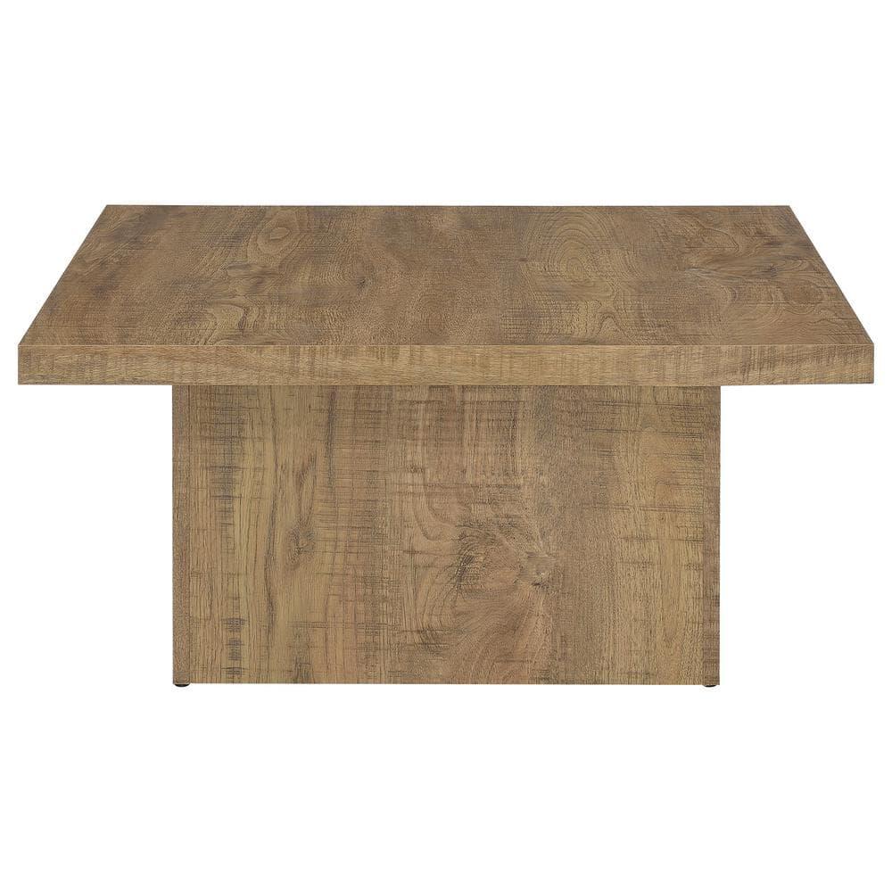 Coaster Devar Farmhouse Square Wood Coffee Table Mango