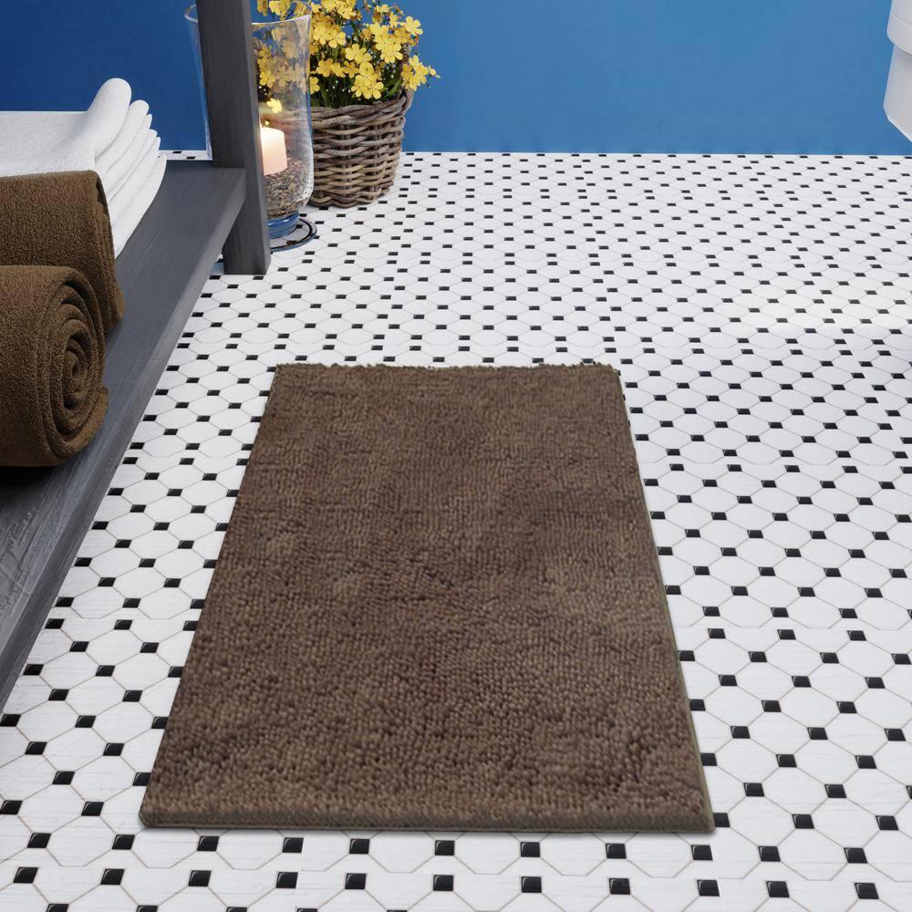 Resort Collection Chenille Plush Loop Bath Mats, 2-Piece Set