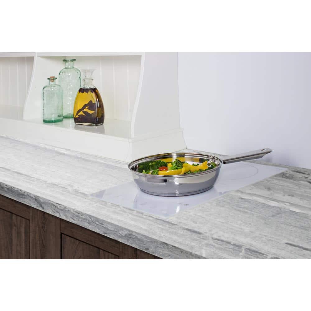 White Ceramic Glass 2 Burner Electric Cooktop with Touch Control