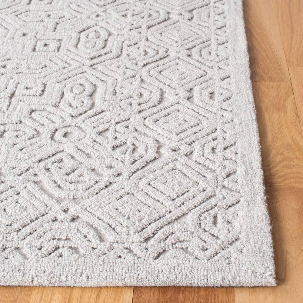 Textural TXT101 Hand Tufted Area Rug - Silver - 6'x9' - Safavieh.