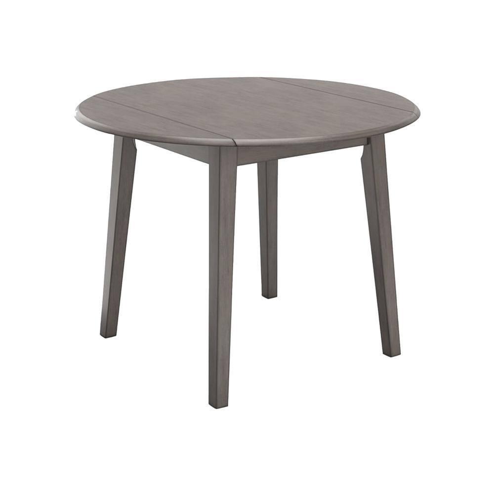 Benjara Ora Extendable Round Dining Table