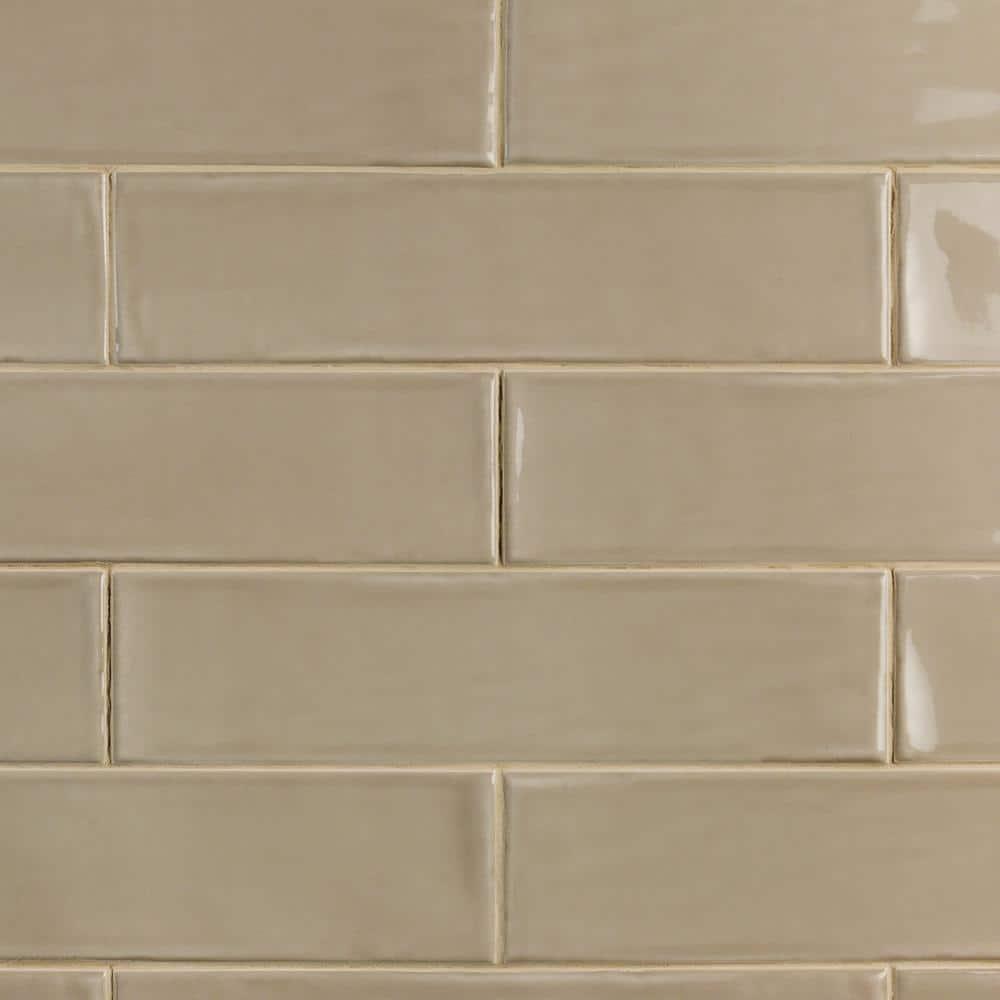 Midland 3'' W x 12'' L Polished Ceramic Subway Tile (5.38 sq. ft. / box)