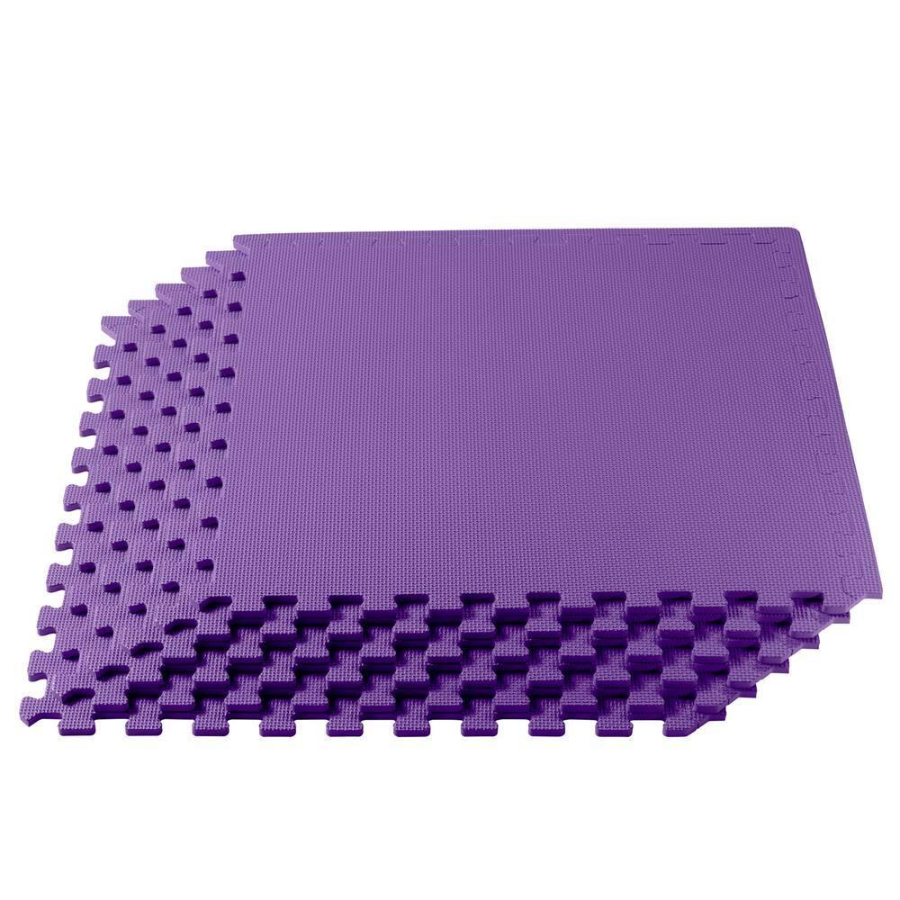 We Sell Mats 3/8" Thick Multipurpose Foam Floor Tile 24 Square Feet (6 Tiles)