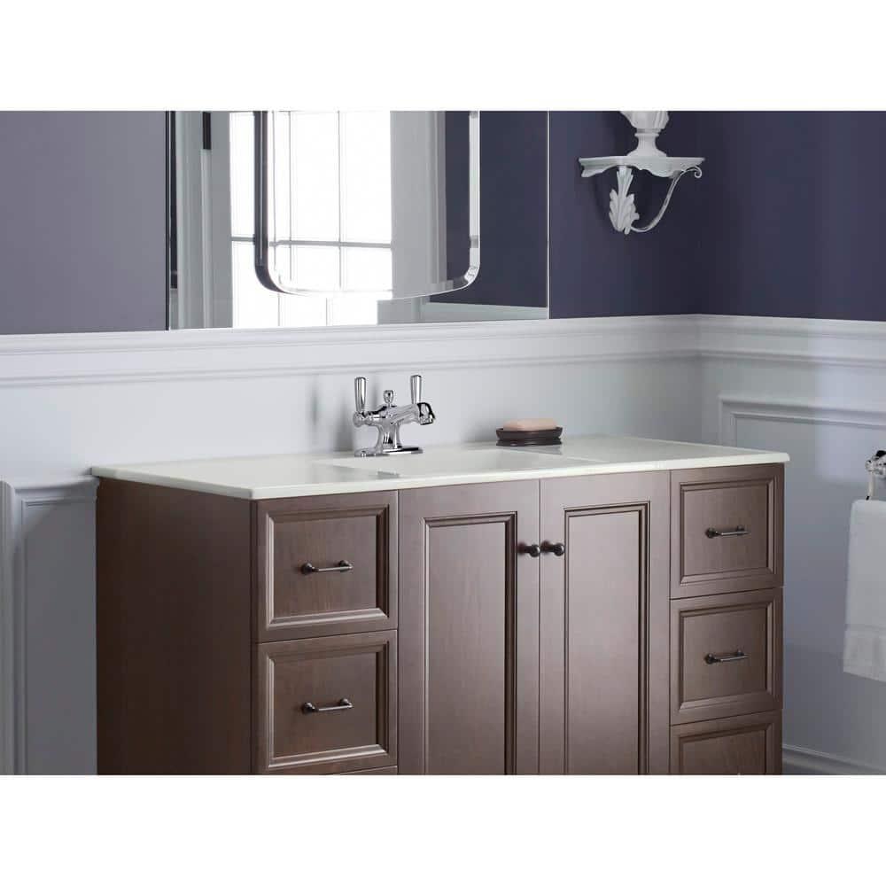 Verdera® Recessed or Surface Mount Frameless Medicine Cabinet with 3 Adjustable Shelves