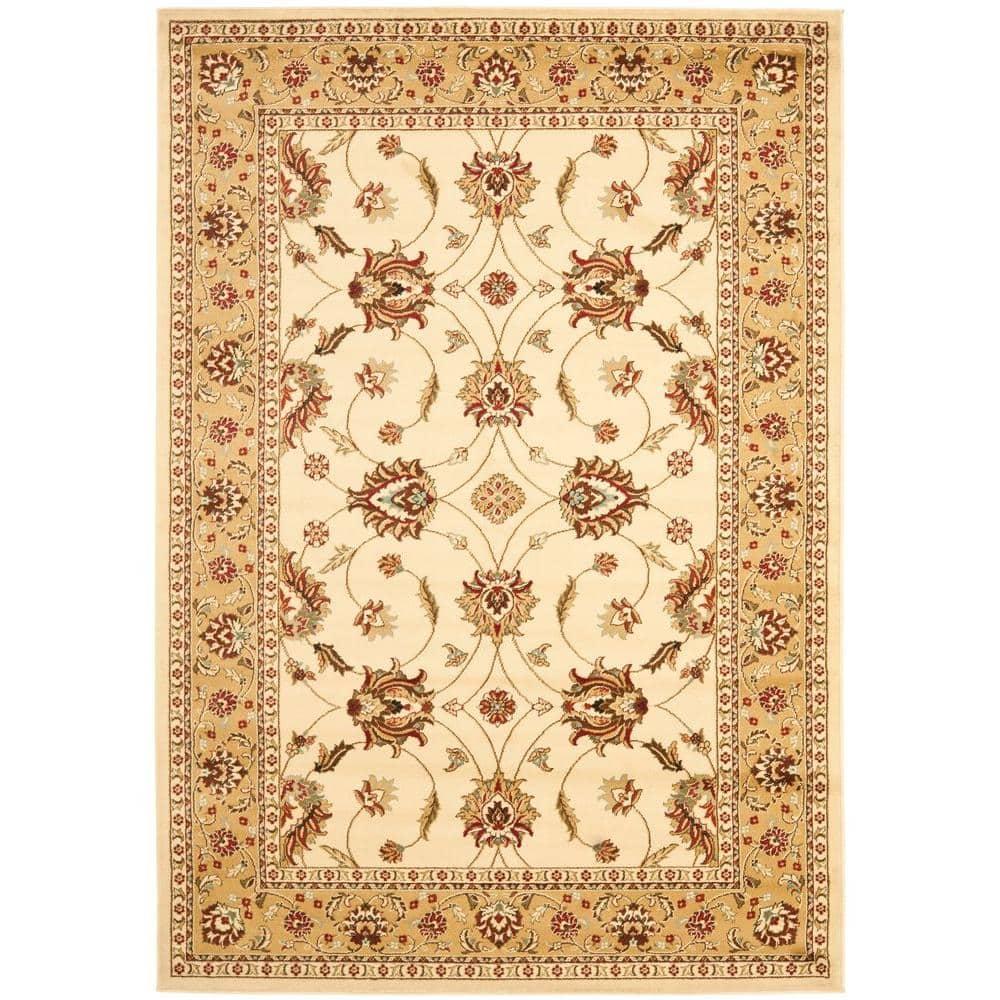 Lyndhurst LNH553 Power Loomed Area Rug - Ivory/Beige - 5'3"x7'6" - Safavieh.