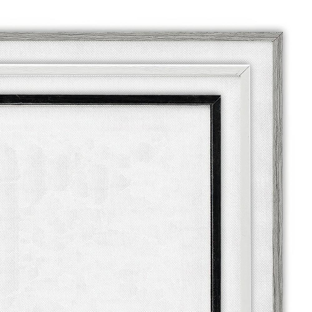 Stupell Industries Art Deco Summer Sun Geometric Line Bursts Outer Space Painting Black Framed Art Print Wall Art, 16 x 20