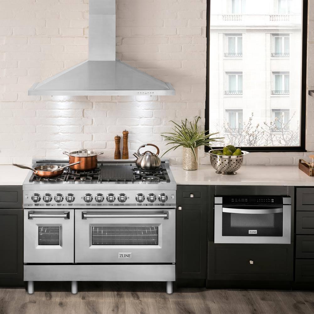 ZLINE ZLINE 48 in. Convertible Wall Mount Range Hood in Stainless Steel (KB-CF-48) KB-CF-48