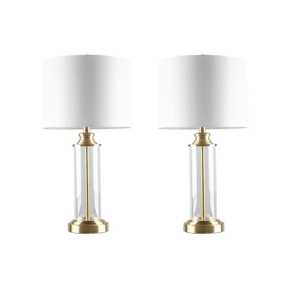 Mercer41 Clarity Cylinder Table Lamp Set of 2