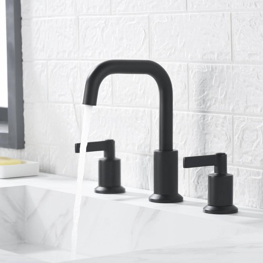 Kree Widespread 2-handle Bathroom Faucet with Drain Assembly