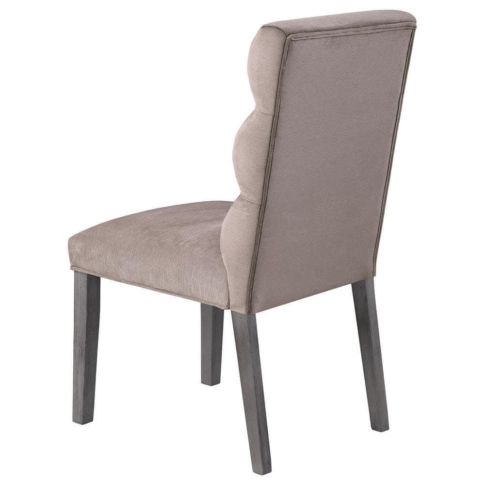 Coaster Home Furnishings Carla Upholstered Dining Side Chair Ash (Set of 2)