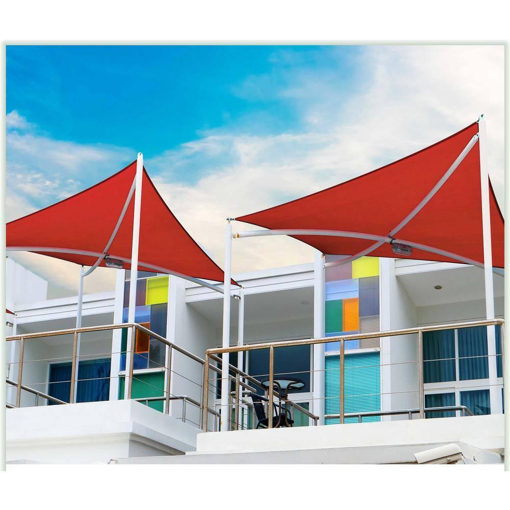 Amgo Amgo Rectangle Sun Shade Sail with Hardware Kit