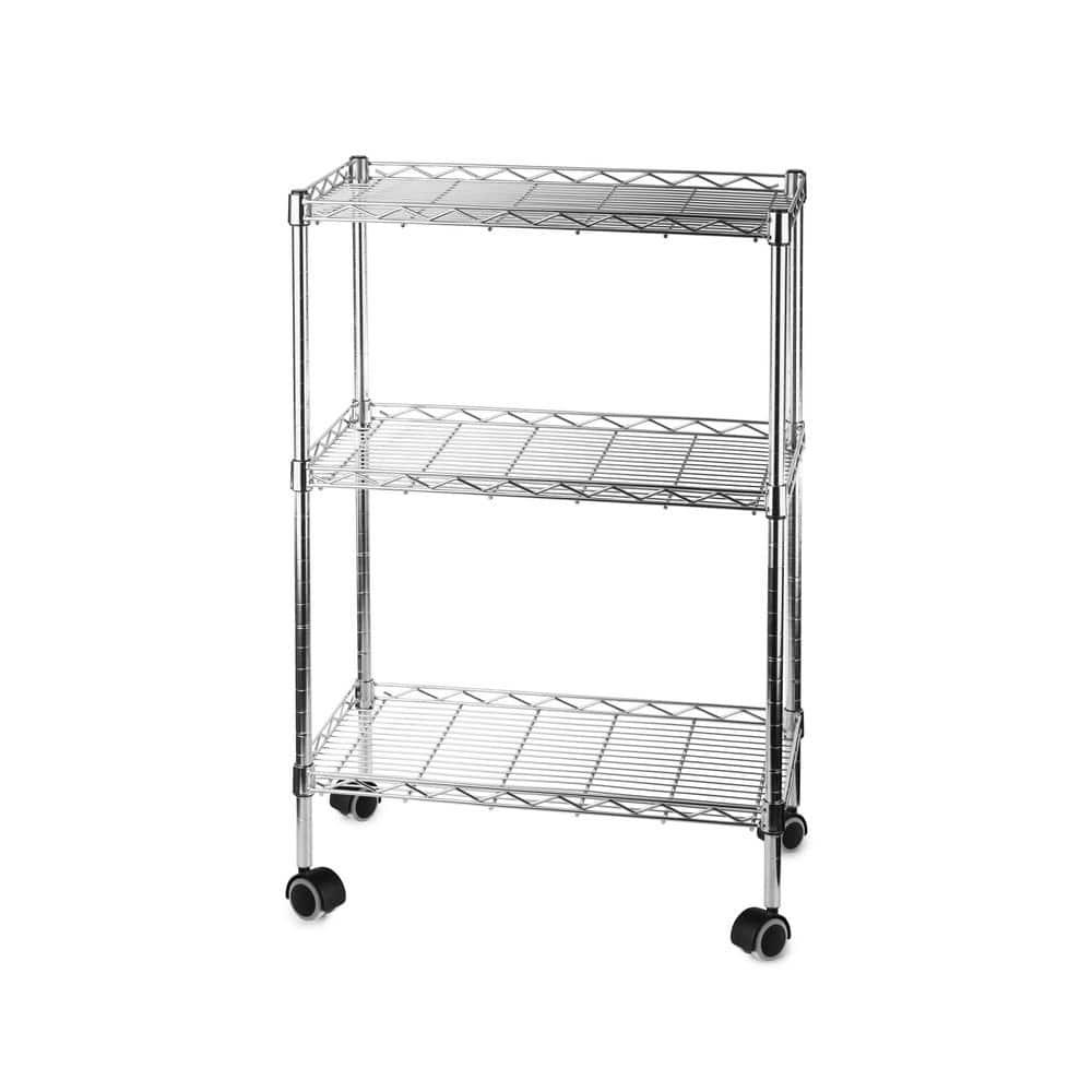 Slipstick 2-Inch Black and Gray Rubber Swivel Caster Wheels Set