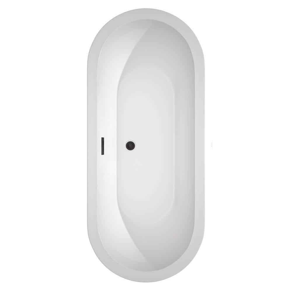 Soho 72'' x 31'' Freestanding Soaking Acrylic Bathtub