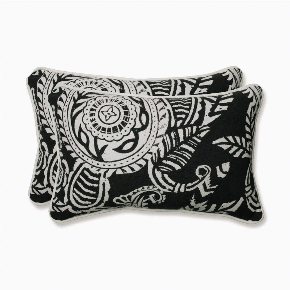 Addie Paisley Indoor/Outdoor Reversible Throw Pillow