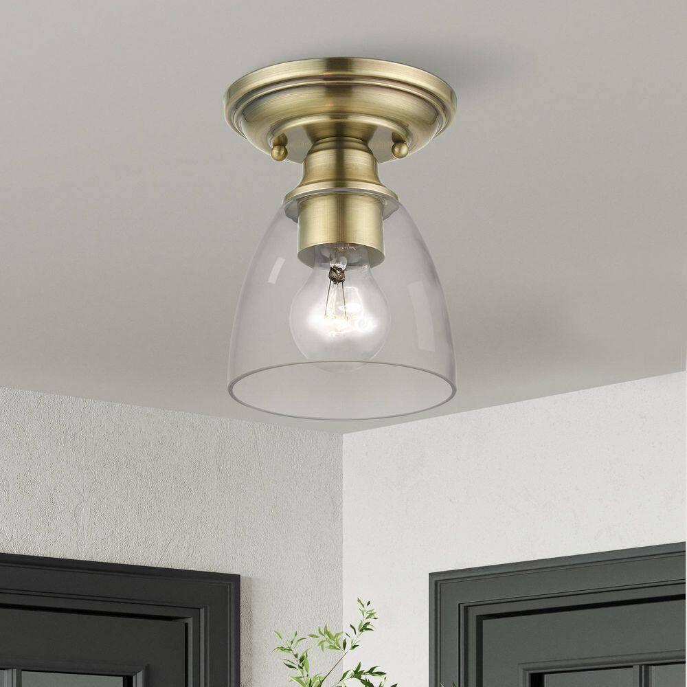 Gunnbjorn 1-Light 14.25" Semi Flush Mount