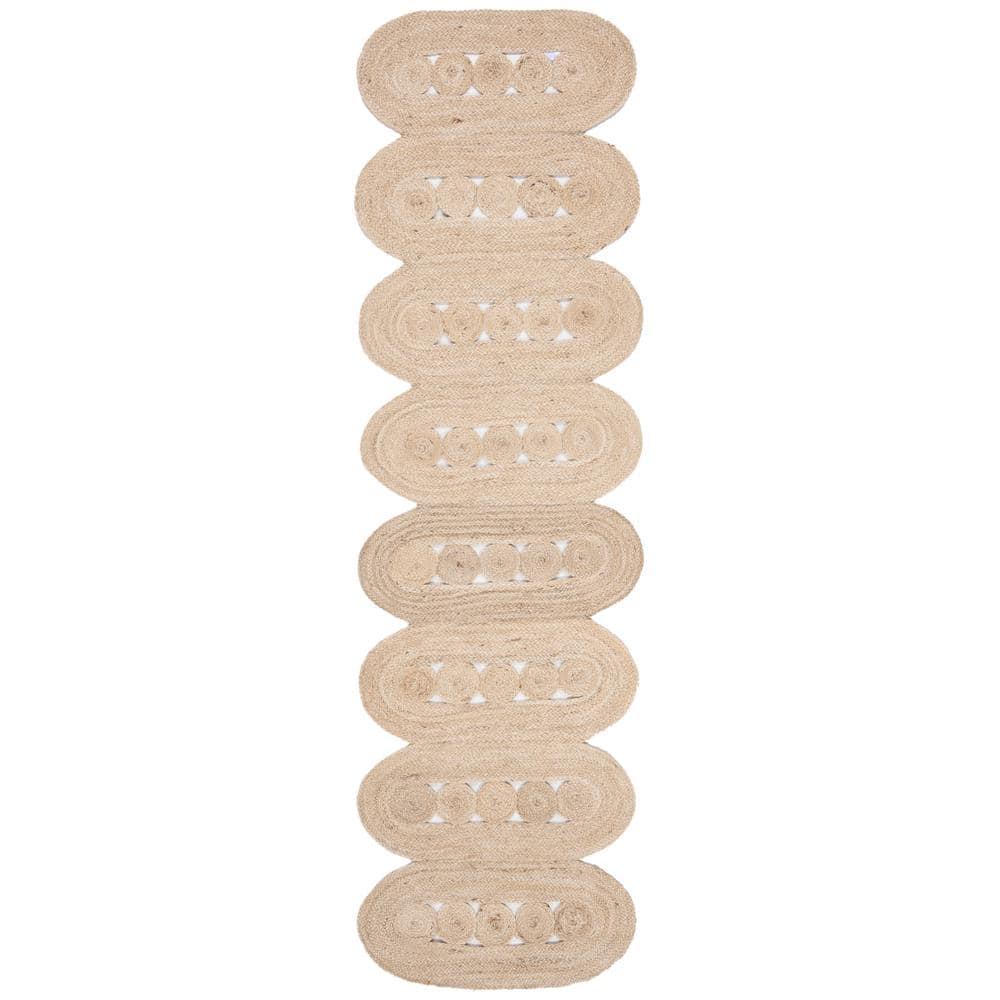 Natural Fiber NF365 Hand Woven Runner Rug - Ivory - 2'3"x12' - Safavieh.