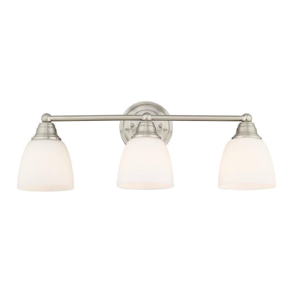 Livex Lighting Somerville 3 - Light Vanity in  Brushed Nickel