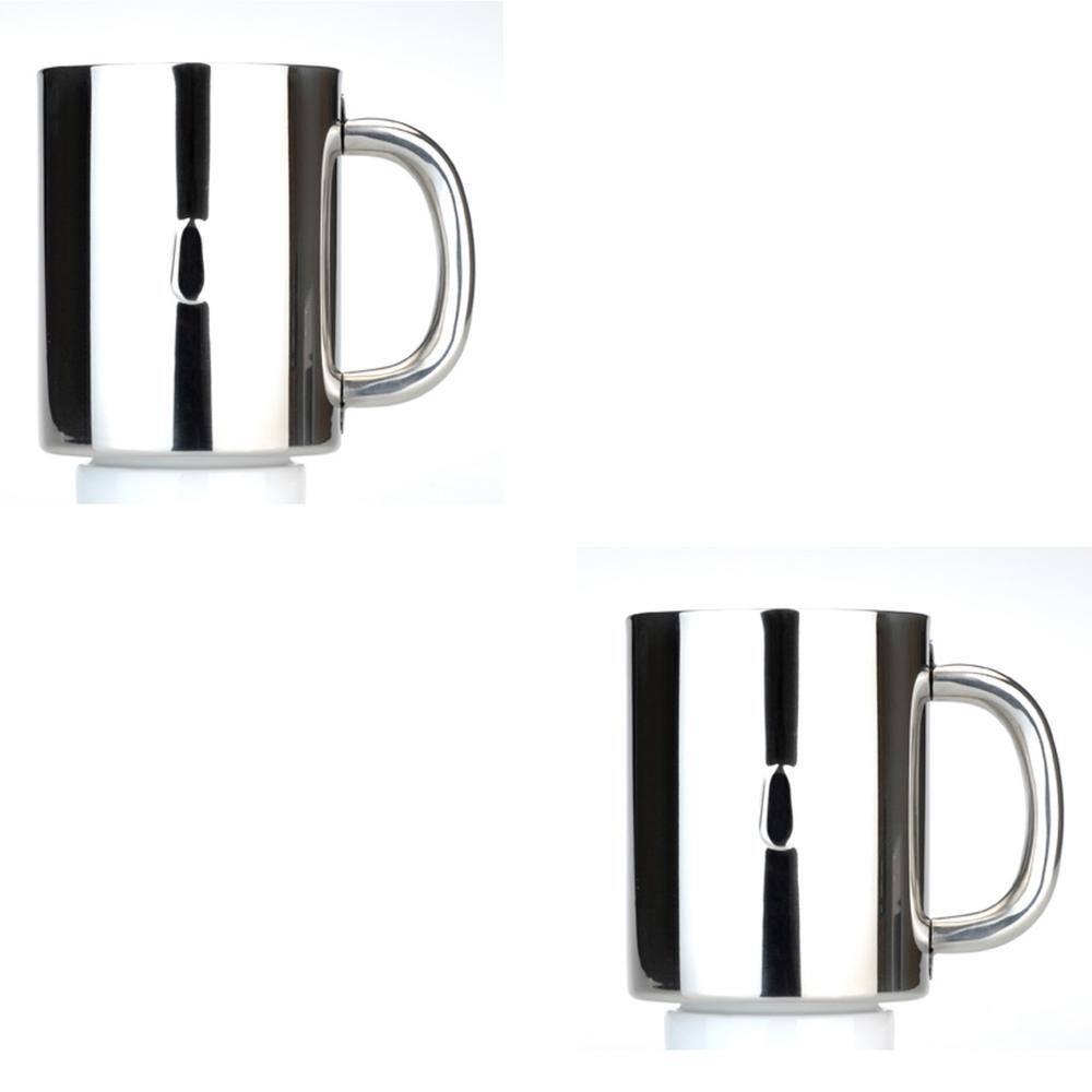 BergHOFF BergHOFF Straight 4Pc 18/10 Stainless Steel Coffee Mug Set (Set of 4)