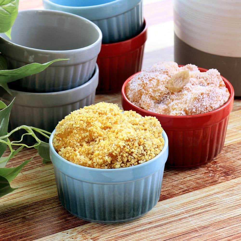 Crock-pot Crock-pot Round Stoneware 6 Piece Ramekin Bakeware Set (Set of 6)