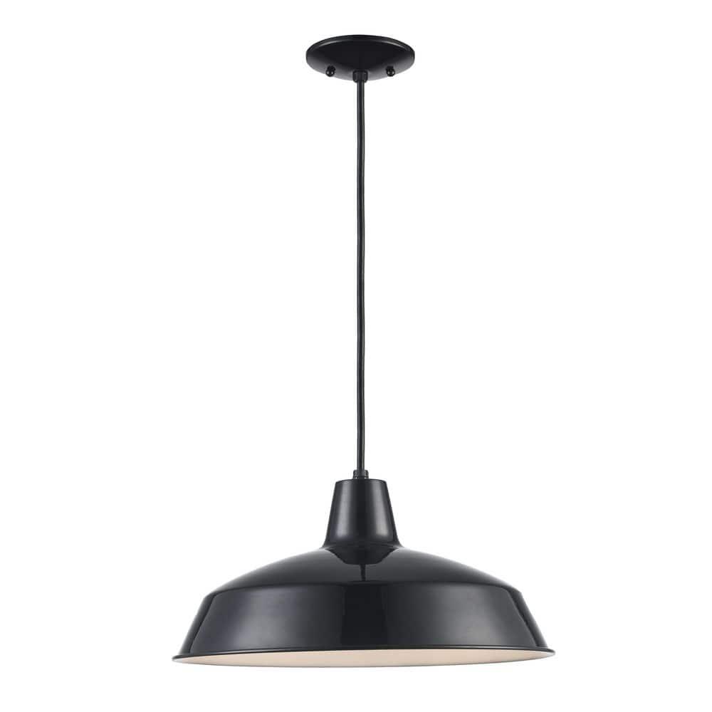 Trans Globe Lighting 1100 Sherman 1 Light 7" Tall Industrial Dome Shaped Indoor Pendant -
