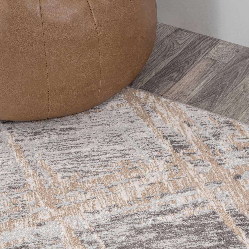 JONATHAN Y Slant Modern Abstract Beige/Gray 8 ft. x 10 ft. Area Rug