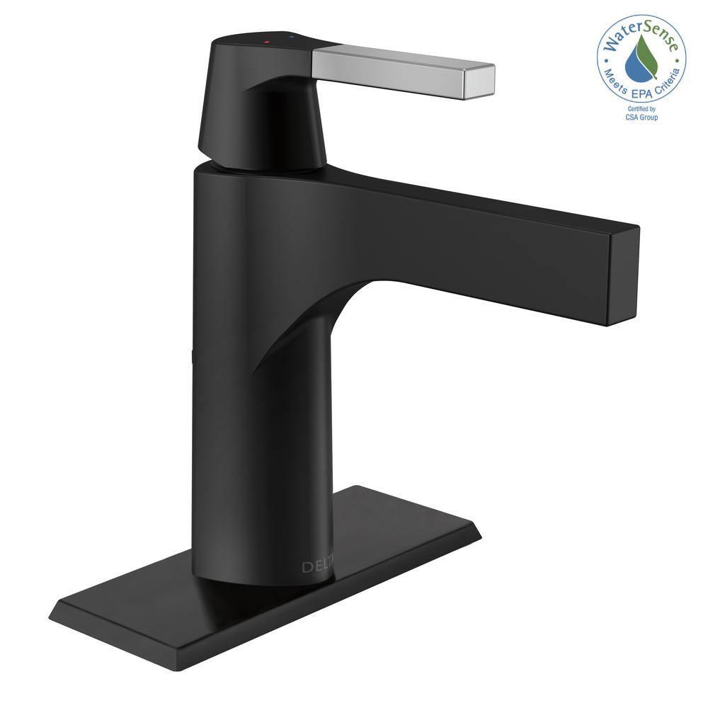Zura Single Hole Bathroom Faucet with Drain Assembly