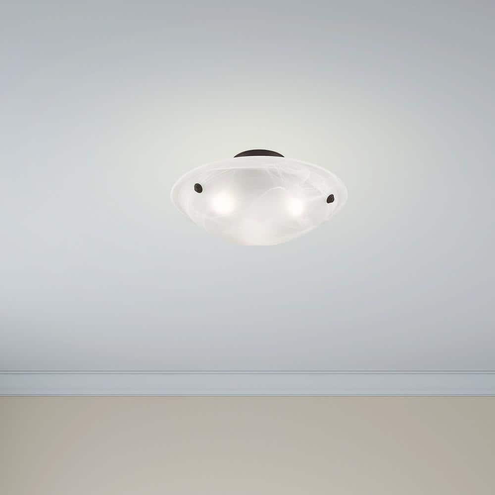 Livex Lighting Oasis 3 - Light Flush Mount in  Bronze