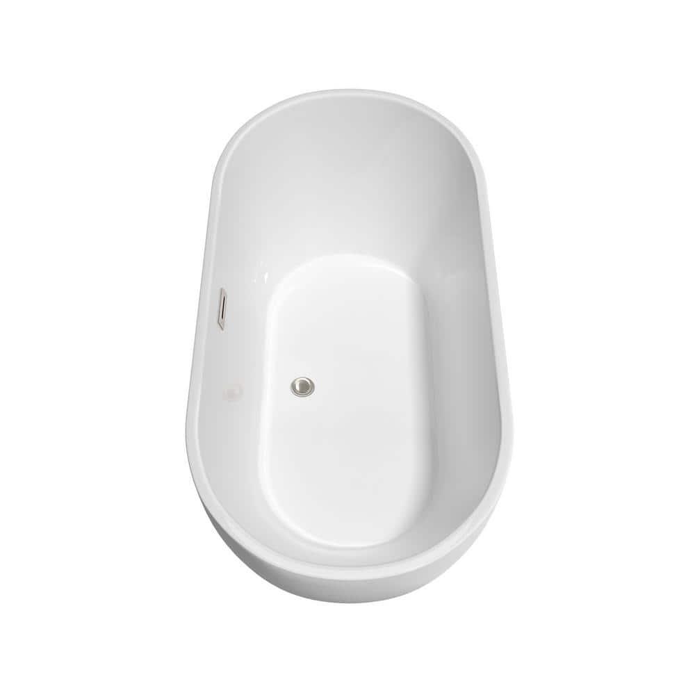 Brooklyn 60'' x 30'' Freestanding Soaking Acrylic Bathtub