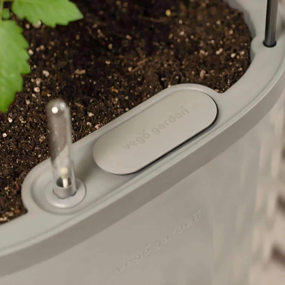 Vego Garden Mini Tomato Plastic Outdoor Pot Planter with Trellis