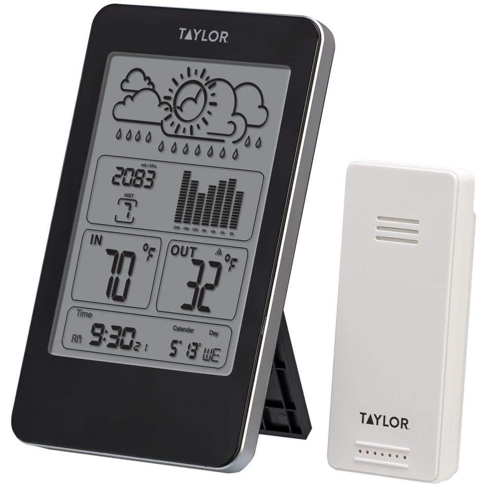 Taylor Taylor Digital Indoor/Outdoor Thermometer and Barometer with Wireless Remote