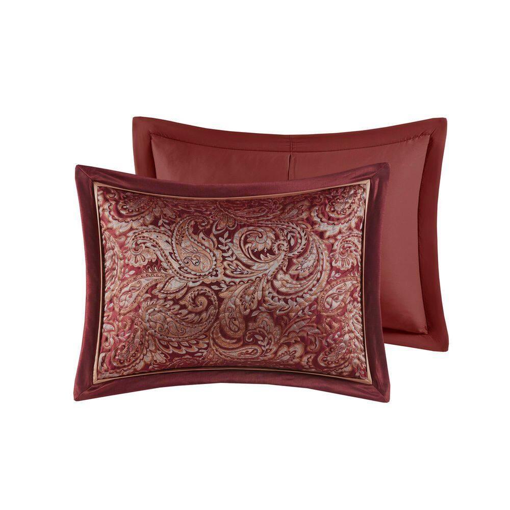 Madison Park Aubrey 5 Piece Jacquard Bedspread Set with Throw Pillows