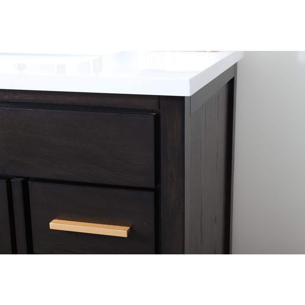 36" Tennant Brand Beatrice Modern Espresso Wenge Bathroom Sink Vanity TB-9838DK-V36