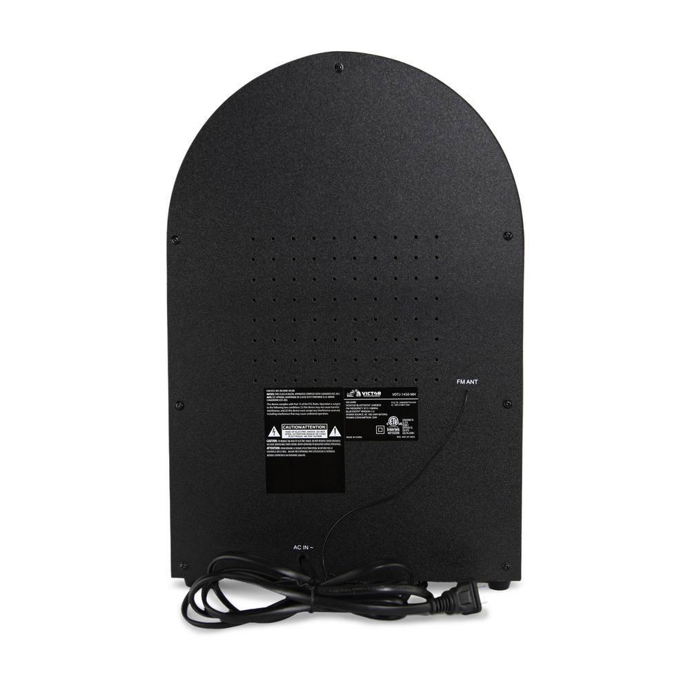 Victor Bluetooth Jukebox Speaker with FM Radio & Multicolor LED Lighting