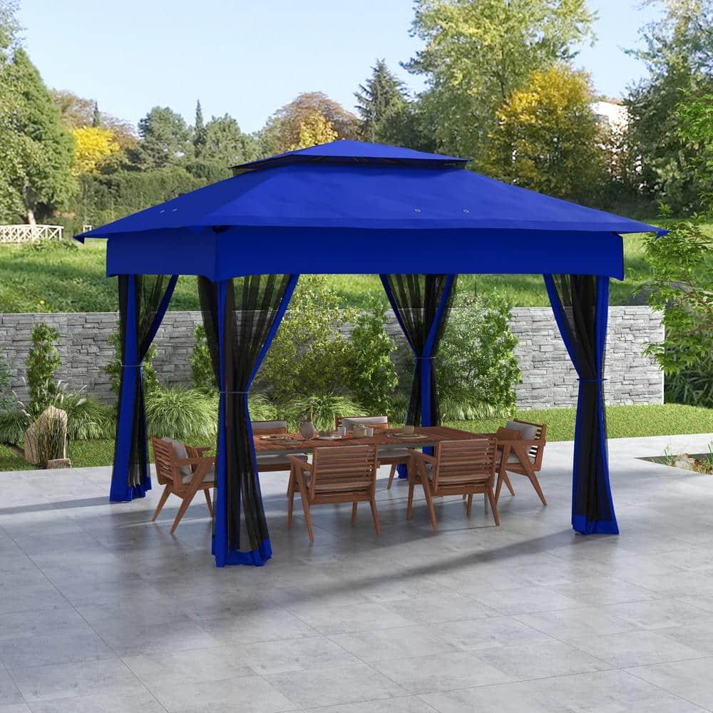 Outsunny 11 Ft. W x 11 Ft. D Steel Patio Gazebo
