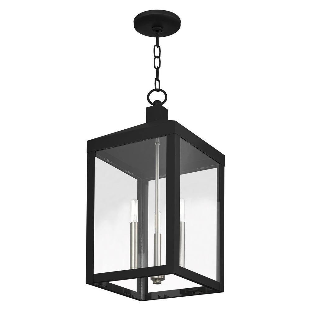 Livex Lighting Nyack 3 - Light Pendant in  Black