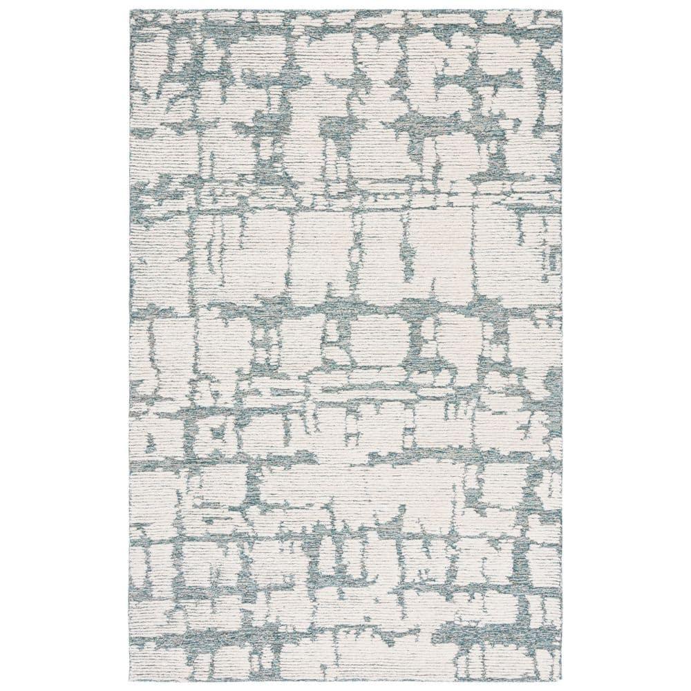 Martha Stewart Rugs Martha Stewart Hand Tufted 80% Wool And 20% Cotton Abstract Rug