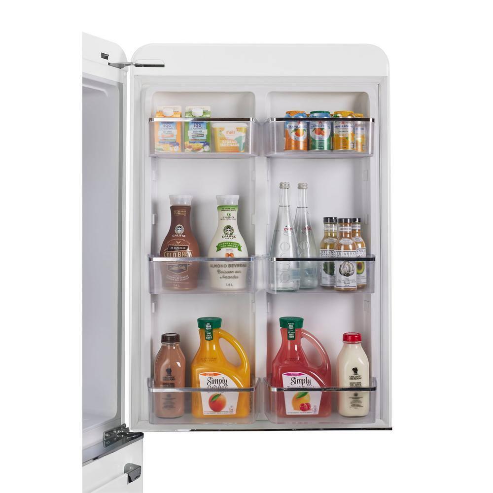 Unique Appliances Classic Retro 30" Frost-Free 17.7 cu. ft. Energy Star Certified Bottom Freezer Refrigerator UGP-510L W AC