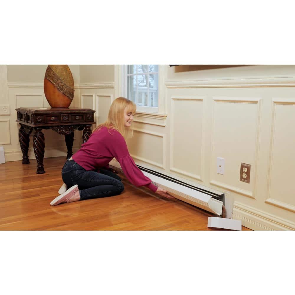 80/09 Tall Series 4 ft. Hot Water Hot Water Baseboard Cover (Not for Electric Baseboard)