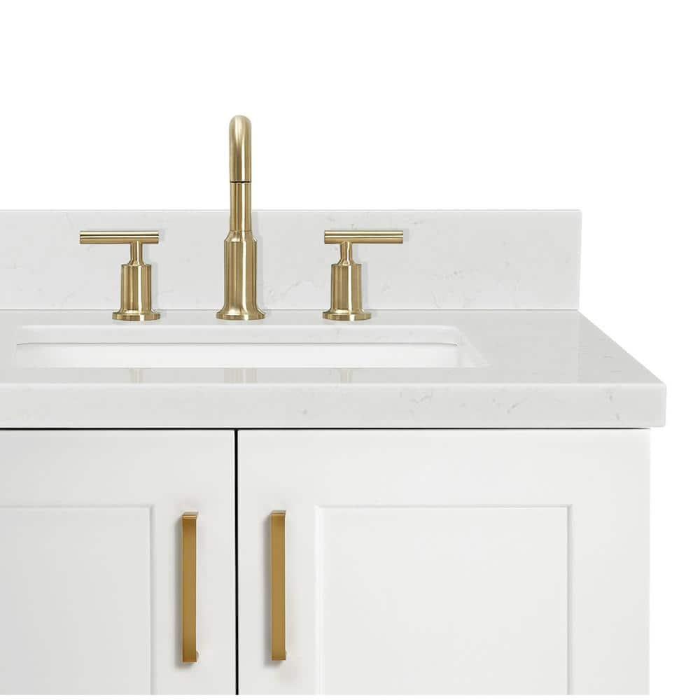 Ariel Q042srcqrvo Taylor 42" Free Standing Single Basin Vanity Set - White