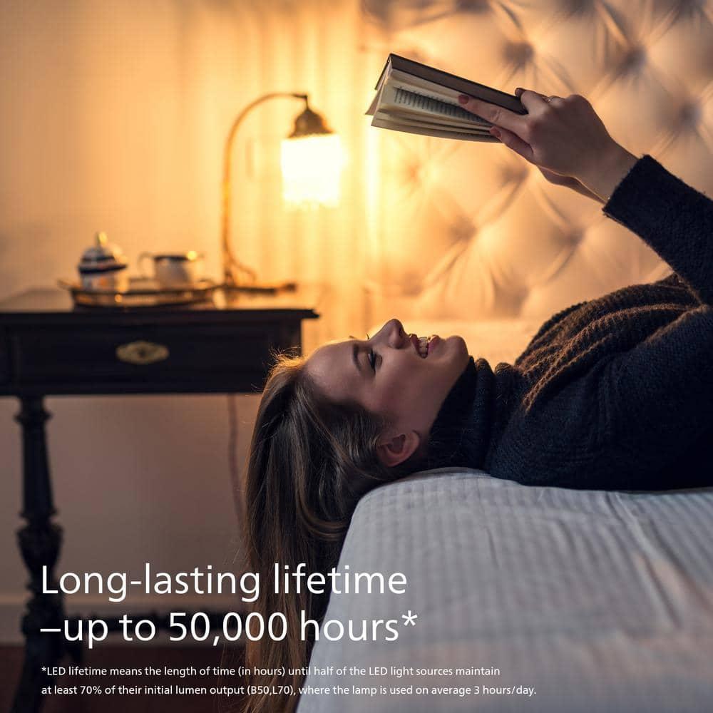 Philips 4pk 60W A19 Ultra Efficient Soft White Clear