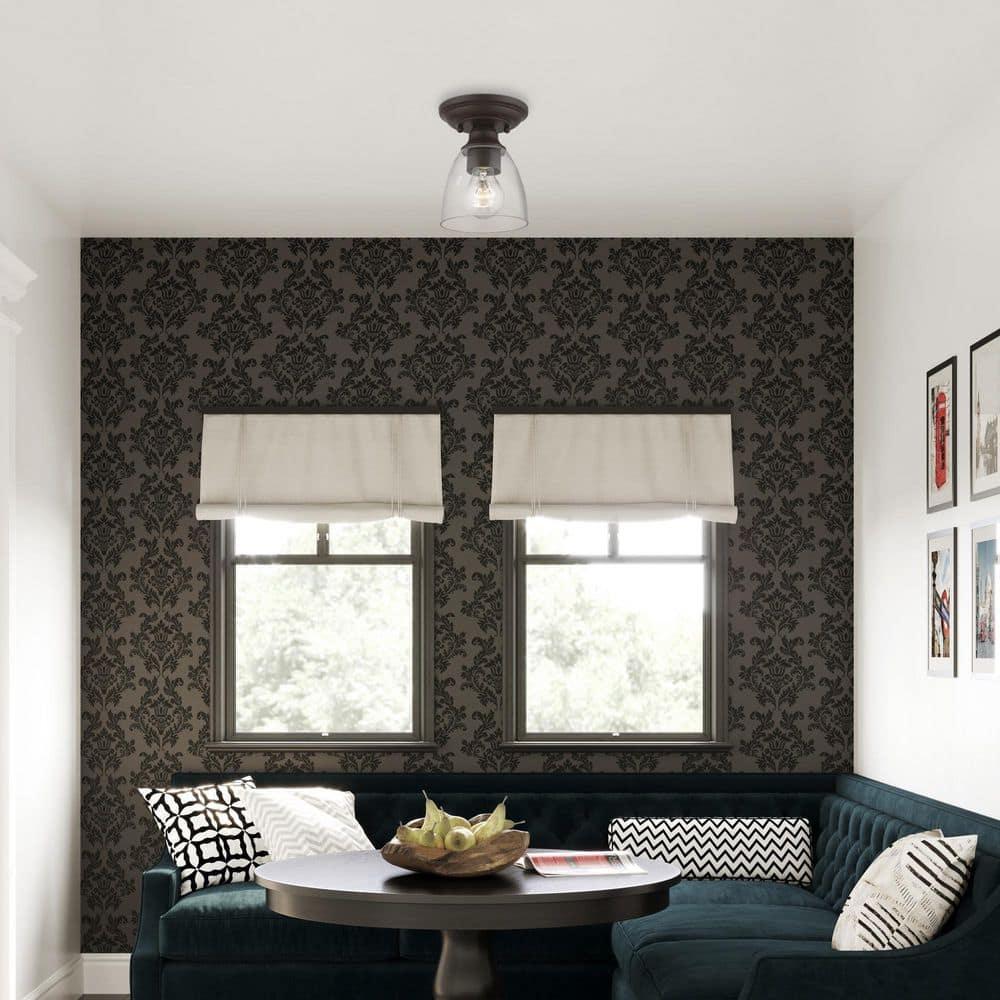 Livex Lighting Montgomery 1 - Light Flush Mount in  Bronze