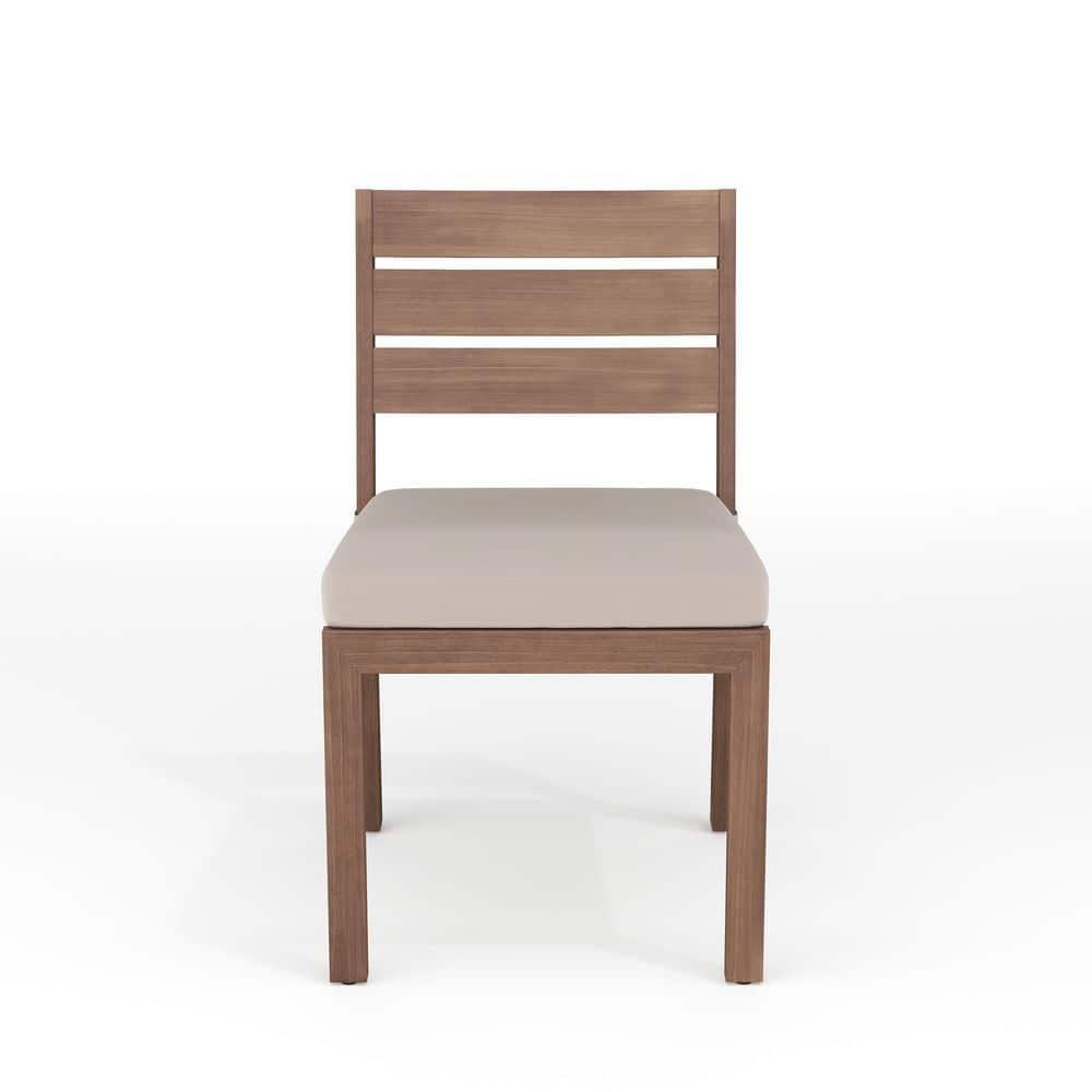 Martha Stewart Martha Stewart Bedford All-Weather Stacking Patio Side Dining Chair With Seat Cushion