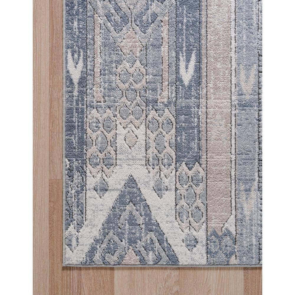 Unique Loom Portland Collection Area Rug - Orford (2' 2" x 12' Runner Navy Blue/Blue)