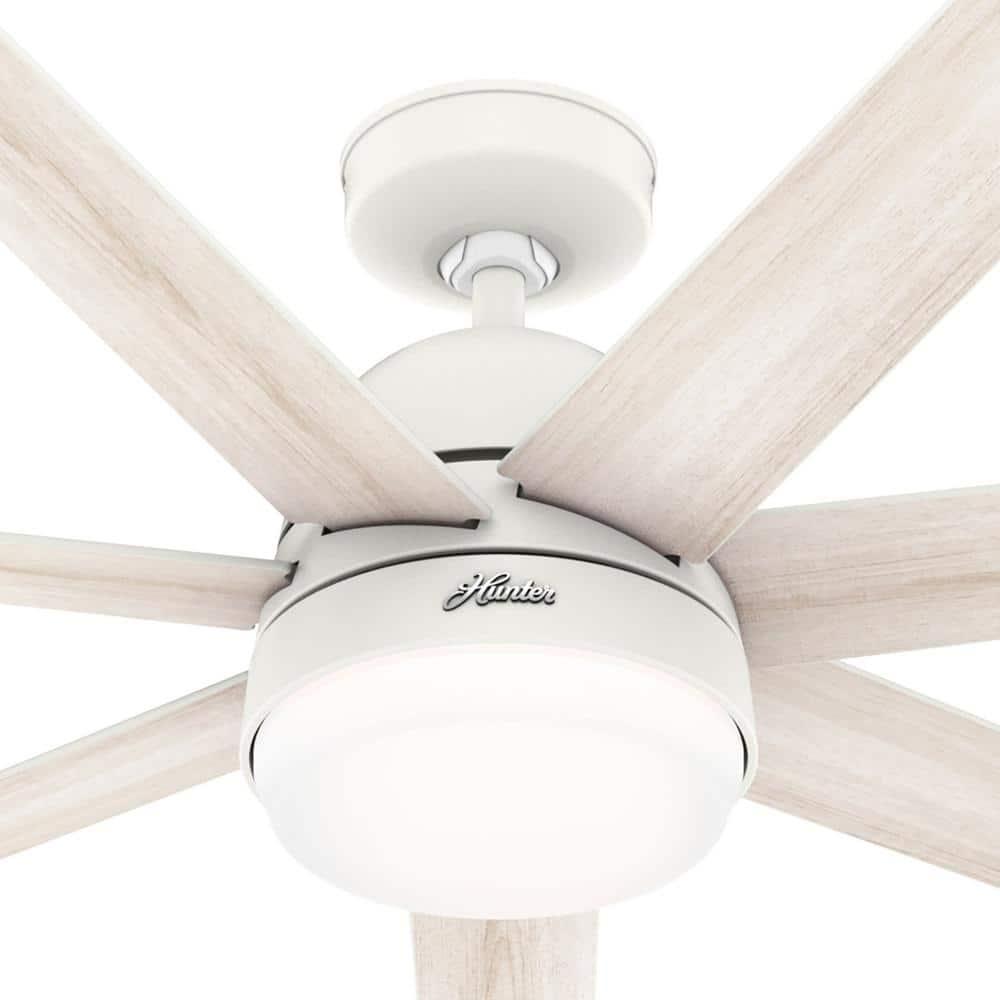 60" Phenomenon 7 - Blade Smart Standard Ceiling Fan with Wall Control and Light Kit Included
