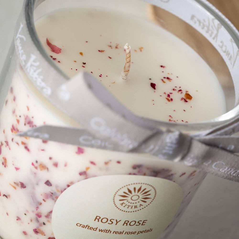 Clover Lane Velvet Rose Scented Jar Candle