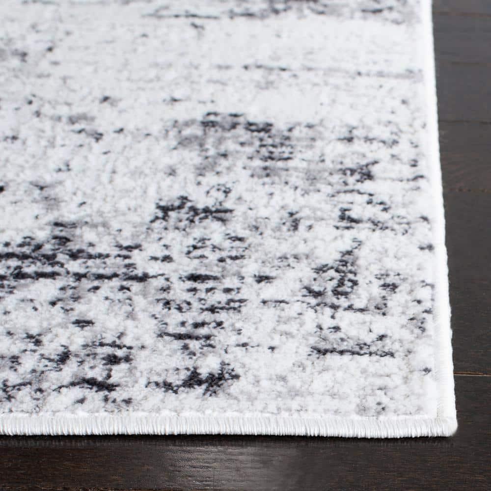 Amelia ALA700 Power Loomed Area Rug - Ivory/Grey - 6'7"x6'7" - Safavieh.