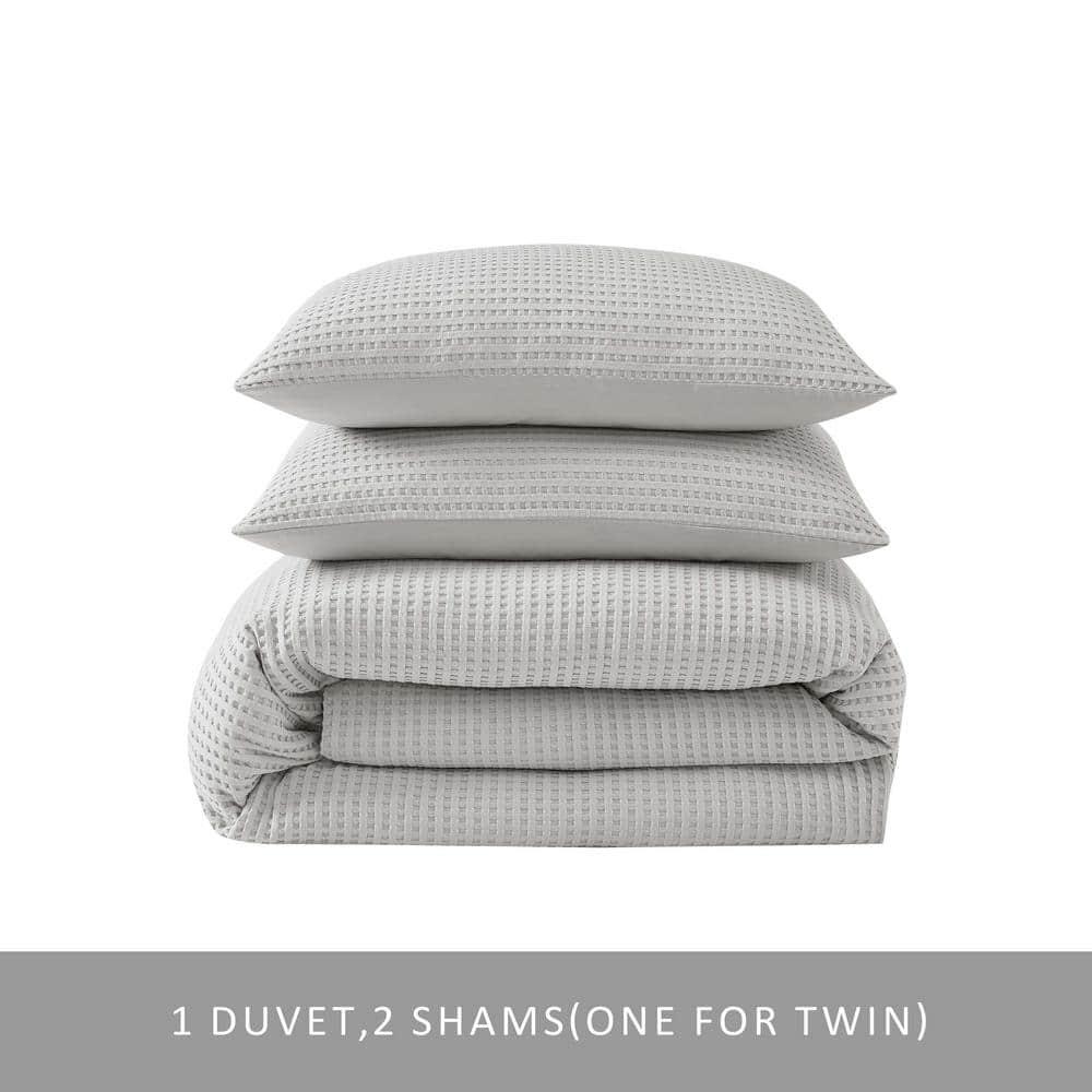 Kenneth Cole Kenneth Cole Solid Waffle Reversible Comforter Set