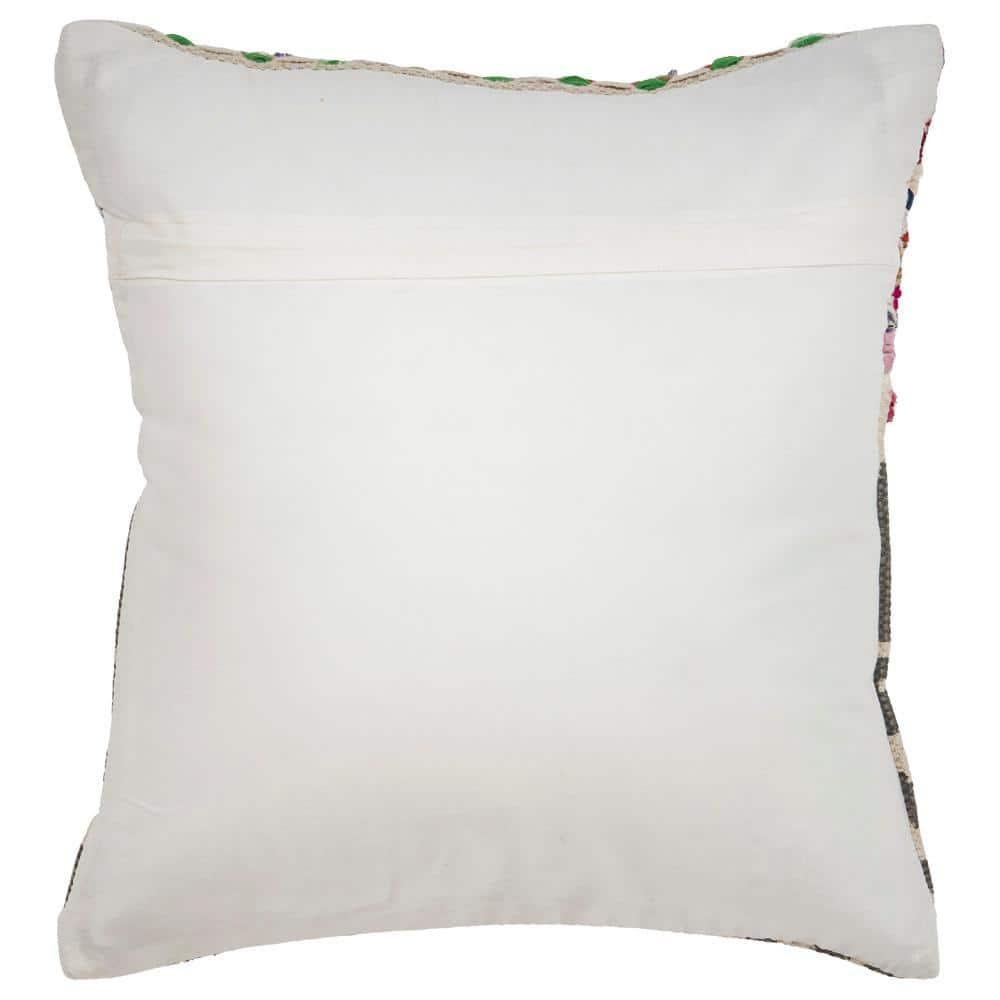Evette Rios Amara Textured Cotton Throw Pillow