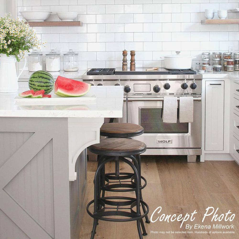 1 3/4"W x 7 1/4"D x 9 1/2"H Plymouth Wood Vintage Decor Bracket, Chalk Dust White