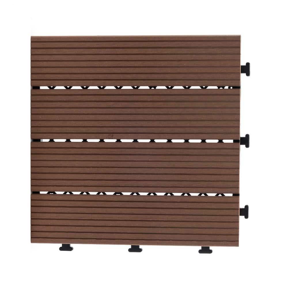 Courtyard 12" x 12" Composite Interlocking Deck Tile